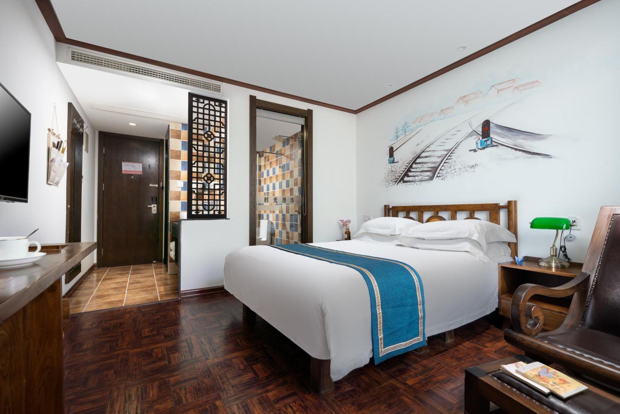 Nostalgia Hotel Near Tianjin Polar Ocean Word- Tianjin Fonte Joy World, 10 Minutes Drive Away From Tianjin Tanggu High-Speed Railway Station, Free Ice-Cream, Mineral Water, Snacks And Laundry Service, English Communication Well Εξωτερικό φωτογραφία