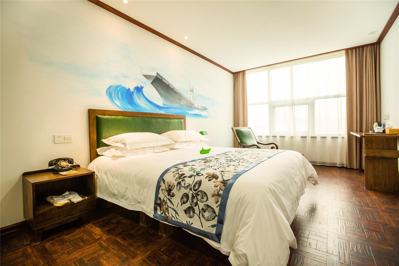 Nostalgia Hotel Near Tianjin Polar Ocean Word- Tianjin Fonte Joy World, 10 Minutes Drive Away From Tianjin Tanggu High-Speed Railway Station, Free Ice-Cream, Mineral Water, Snacks And Laundry Service, English Communication Well Εξωτερικό φωτογραφία